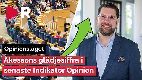 Jimmie Åkesson kan pusta ut: Fortsatt starkt i senaste Indikator Opinion