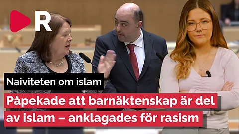 Raseri i riksdagen när SD-politiker kritiserade islam – "Rasism"