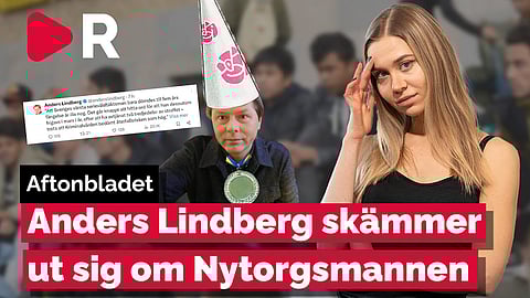 Aftonbladets Anders Lindberg skämmer ut sig om Nytorgsmannen