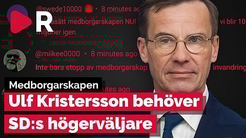 Riks opinion: Ulf Kristersson behöver SD:s högerväljare