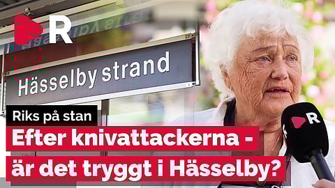 Knivman attackerar personer i Hässelby – Känns det tryggt i förorten?
