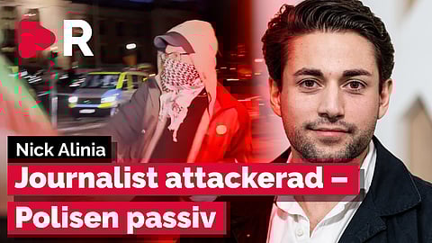 Nick Alinia attackerades av Palestinademonstranter – Polisen var passiv