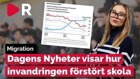 Hoppsan! Dagens Nyheter visar hur invandringen förstört skola