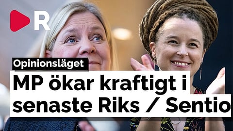 Vem är vinnare och förlorare i den senaste Riks / Sentio mätningen?