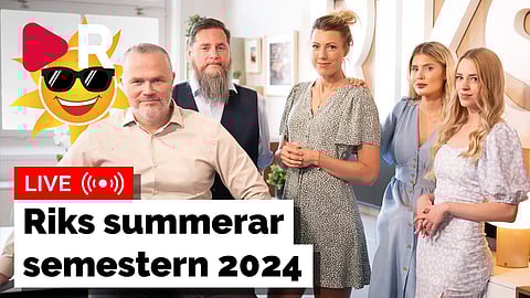 LIVE 15:00 - Riks summerar semestern 2024