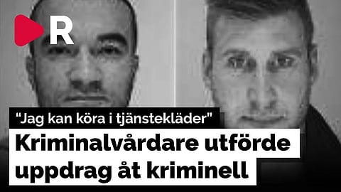 ”Jag kan köra i tjänstekläder” – Kriminalvårdare utförde uppdrag åt kriminell