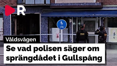 Polisen om sprängdådet i Gullspång