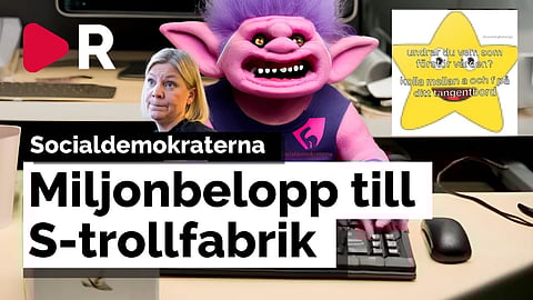 LIVE: Socialdemokraternas egen trollfabrik avslöjad