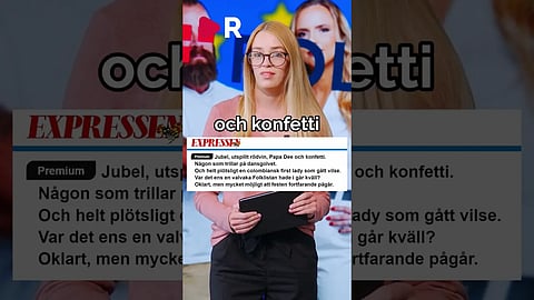 Dystert på Folklistans valvaka när resultatet kom