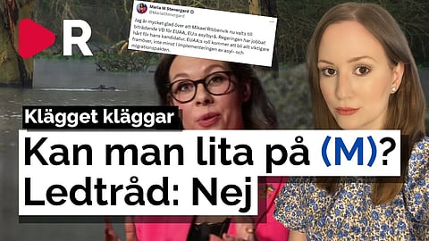Kan man lita på Moderaterna? Ledtråd: Nej