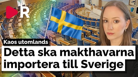 Makthavarna ska importera kaos till Sverige