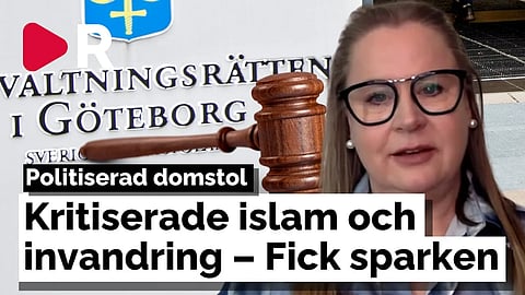 Kritiserade islam och invandringen – Sparkades från domstolen