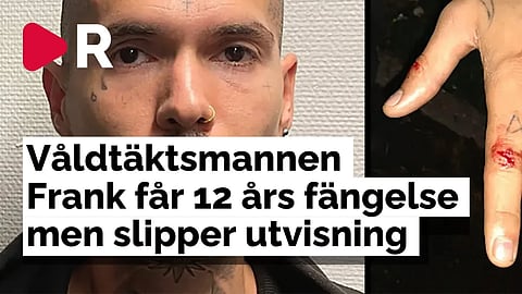 Våldtäktsmannen Frank får 12 års fängelse – slipper utvisning