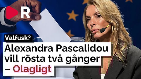 Alexandra Pascalidou uppmanar till brott – Hör hennes svar till Riks
