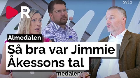 LIVE: Riks kommenterar Jimmie Åkessons tal