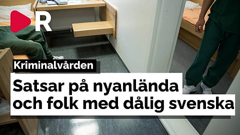Kriminalvården ska satsa på nyanlända och arbetslösa med bristfällig svenska