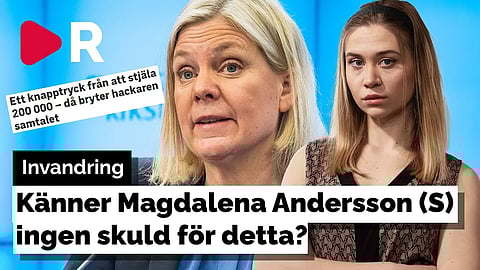 Känner Magdalena Andersson (S) ingen skuld för detta?