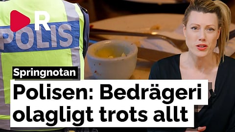 Springnota på 82 000 kronor – Nu har gärningsmännen gripits