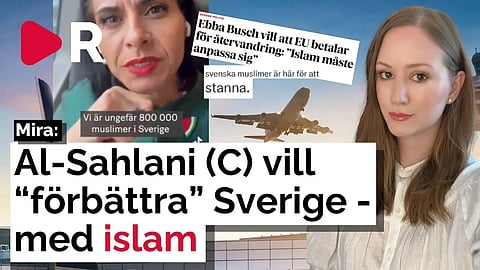 EU-parlamentarikern Al-Sahlanis (C) RASERI mot Ebba Busch