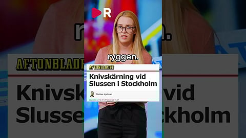 Skjutning och knivattack i Stockholm