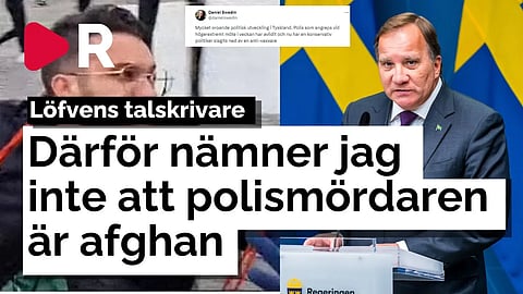 Löfvens talskrivare: Därför nämner jag inte att polismördaren är afghan