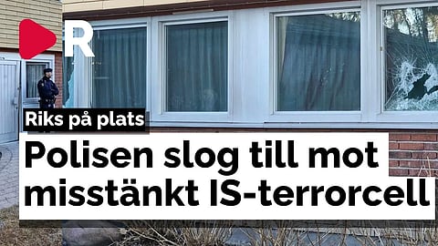 Säkerhetspolisen slog till mot misstänkt IS-terrorcell i Tyresö