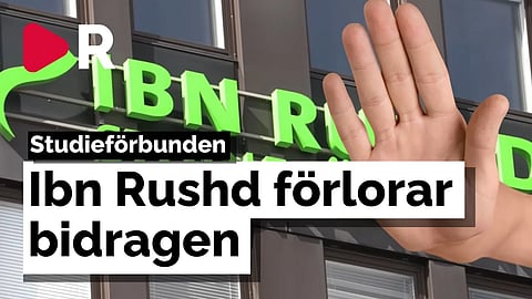 Nu stoppas pengarna till islamistiska Ibn Rusdh