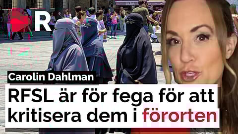 Dahlman: RFSL använder bidrag för tramsiga kampanjer