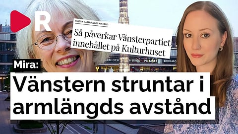 Mira: Vänstern struntar i armlängds avstånd till kulturen