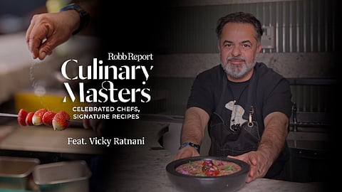 Chef Vicky Ratnani's Signature Green Chilli and Strawberry Risotto