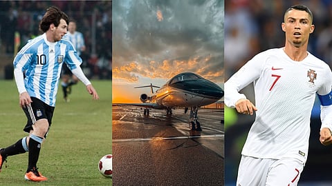 The Private Jets Used By Cristiano Ronaldo, Lionel Messi And More
