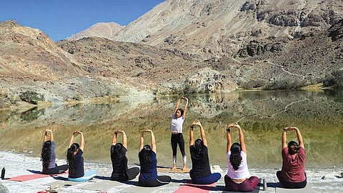 Yoga at Lchang Nang Retreat
