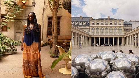 Sophie Carbonari and Palais-Royale in Paris
