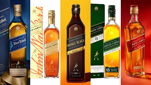 6 Major Johnnie Walker Whiskies Ranked