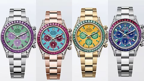 Roger Federer and Leonardo DiCaprio Join Rolex for Auction of Four Unique Daytona Watches