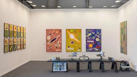 Vadehra Art Gallery booth at the India Art Fair 2026