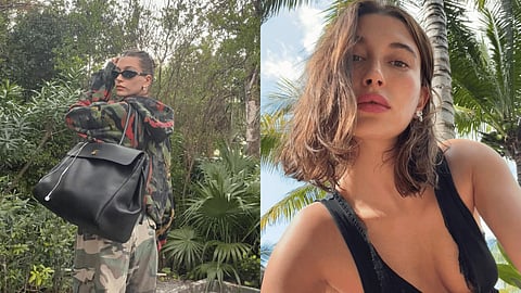 Hailey Bieber's Chanel Black Tote Bag