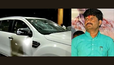 सोलापुरात गोपीचंद पडळकरांच्या गाडीवर अज्ञात इसमाकडून दगडफेक