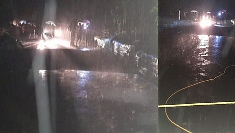 मुरुड येथील काशीद पूल कोसळला; वाहतूक विस्कळीत