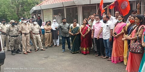 मनपाच्या भोंगळ कारभाराविरोधात मनसेचे उग्र आंदोलन