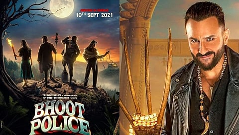 सैफचा 'भूत पोलिस' लूक रिव्हिल; करीना म्हणाली घाबरू नका!