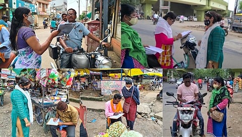 चंद्रपुरात महागाईविरुद्ध महिला काँग्रेसचे स्वाक्षरी अभियान