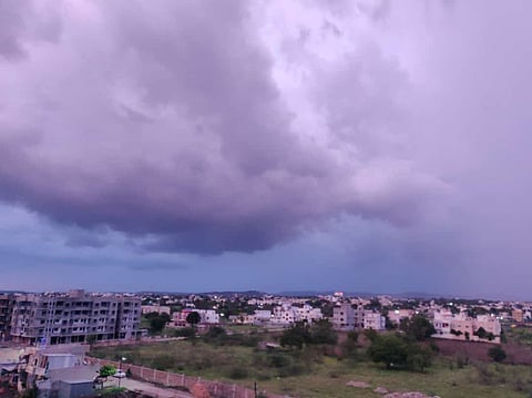 नगरमध्ये जोरदार पाऊस