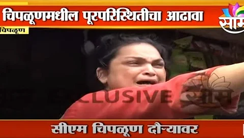 भास्कर जाधवांच बोलणं वडिलकीच्या नात्यांने; त्या पुरग्रस्त महिलेच स्पष्टीकरण