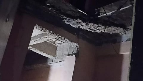 उल्हासनगरात पुन्हा कोसळला इमारतीचा स्लॅब !