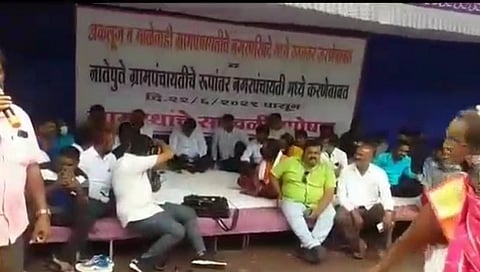 राज्य सरकारच्या विरोधात अकलूजकरांचे जागरण गोंधळ आंदोलन...