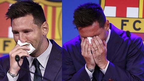 Lionel Messi: मेस्सीने अश्रू पुसलेल्या त्या टिश्यूची किंमत झाली करोडो रुपये!