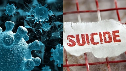 दुर्दैवी : कोरोनाच्या भितीनं चौघांनी प्यायलं विष; 3 वर्षाच्या चिमुरड्यासह आईचा मृत्यू