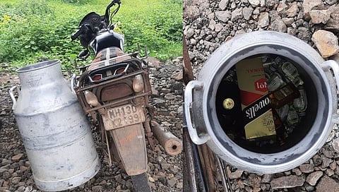 दुधाचा कॅन उघडताच सुटला दारूचा घमघमाट; दूधवाल्याचा अनोखा फंडा!