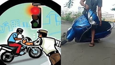 भरधाव वेगात स्टंट मारणाऱ्या दुचाकी चालकांवरील कारवाई फक्त कागदावरच